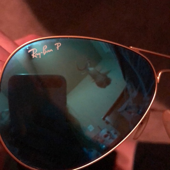 blue aviator ray bans - Picture 2 of 4